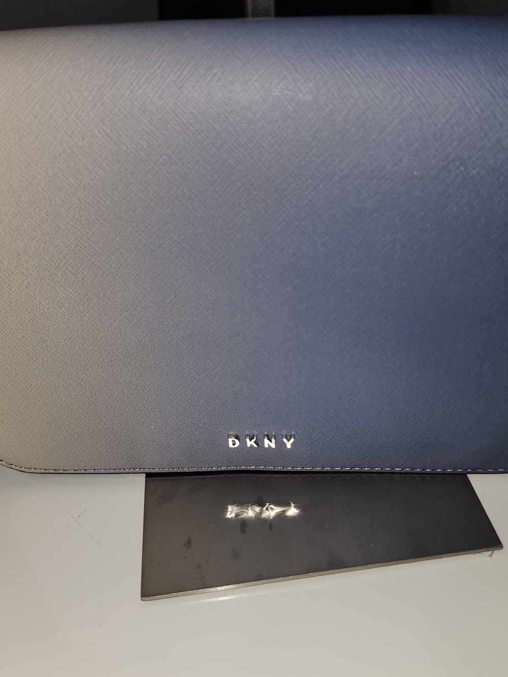 DKNY Slate-to-Blue Ombre Crossbody Bag - Picture 9 of 10